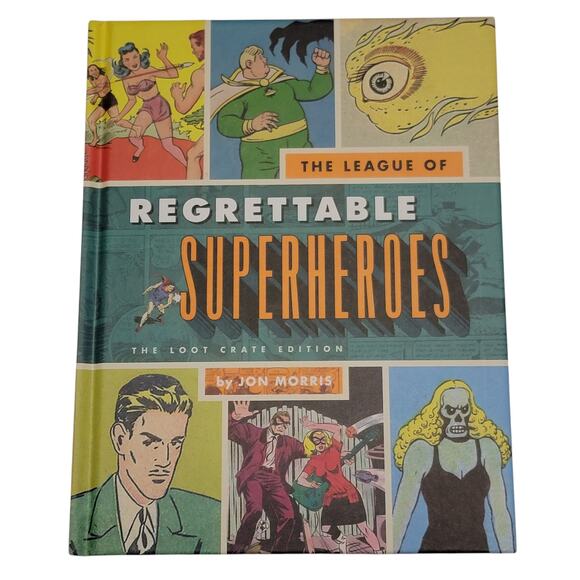 League of Regrettable Superheroes Book Loot Crate Jon Morris 2015 Geekcore Retro - Picture 1 of 6